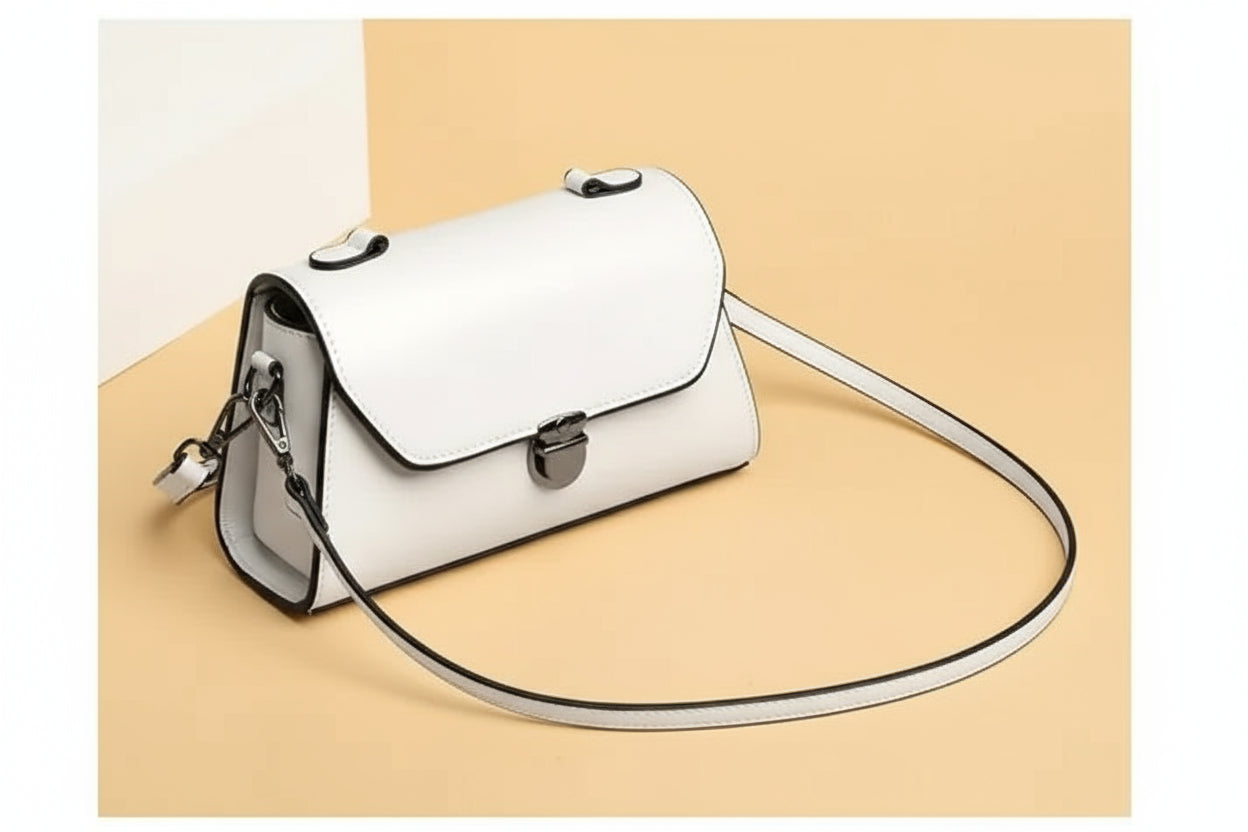 Petit sac à main chic blanc