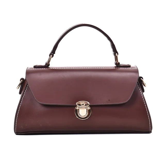 Petit sac à main chic brun