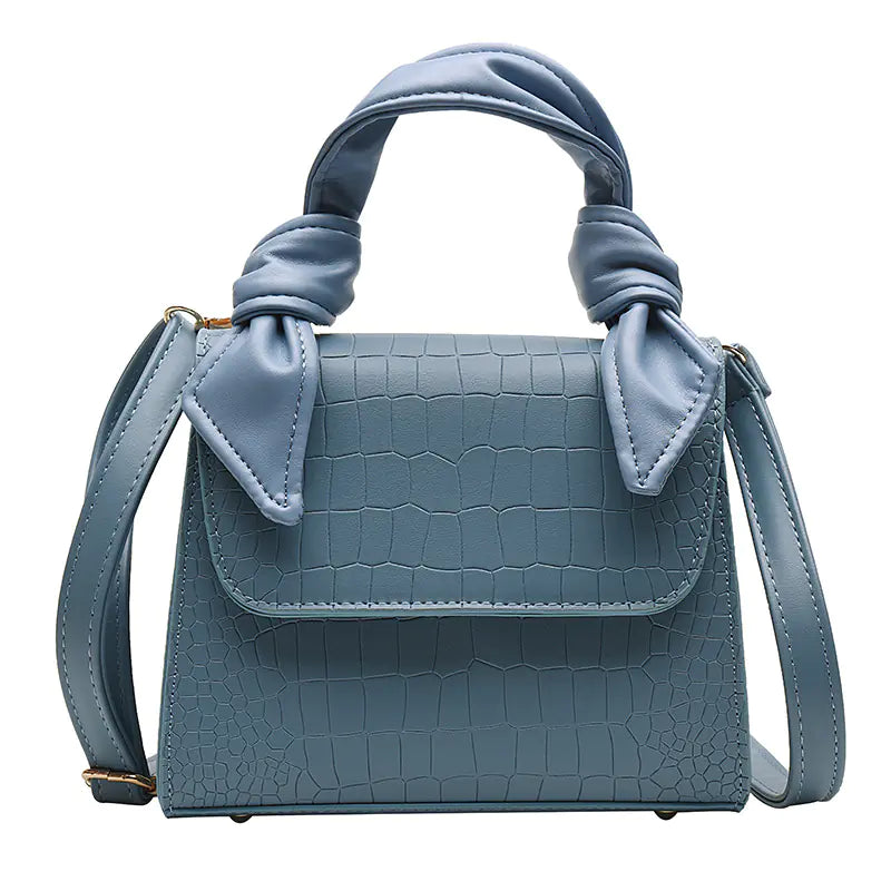 Sac à Main Mini pour Femme à Motif Pierre Tendance 2019 bleu 3
