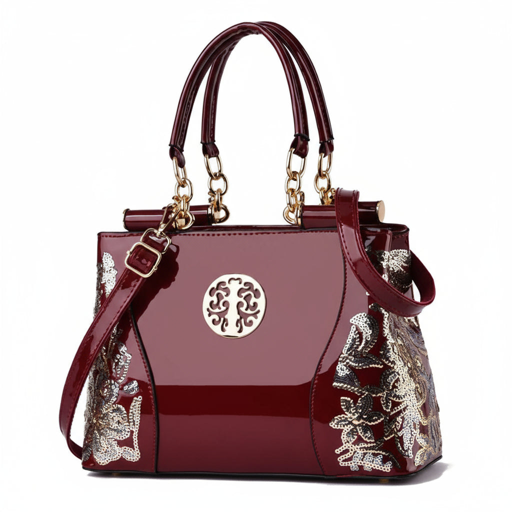 Sac élégant rouge