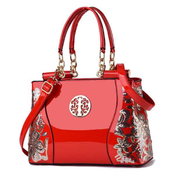 Sac élégant rouge vif