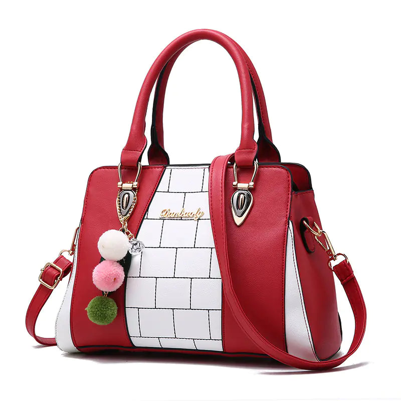 Sac à main, Sac à épaule, Sac fourre-tout rouge vif
