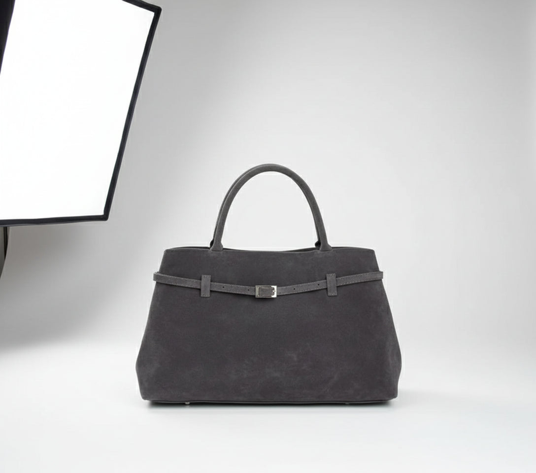 Sac à main suède gris
