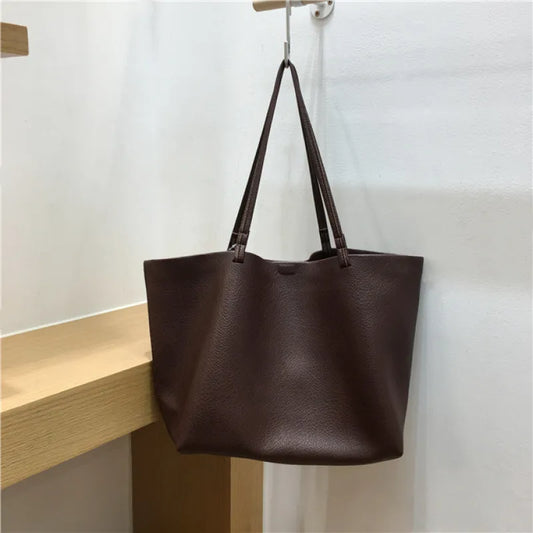 Sac à Bandoulière cabas café