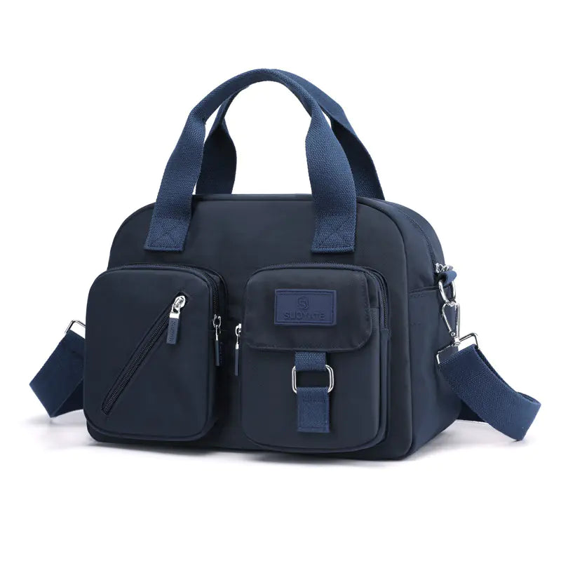 Sac à Main Bandoulière en Nylon bleu