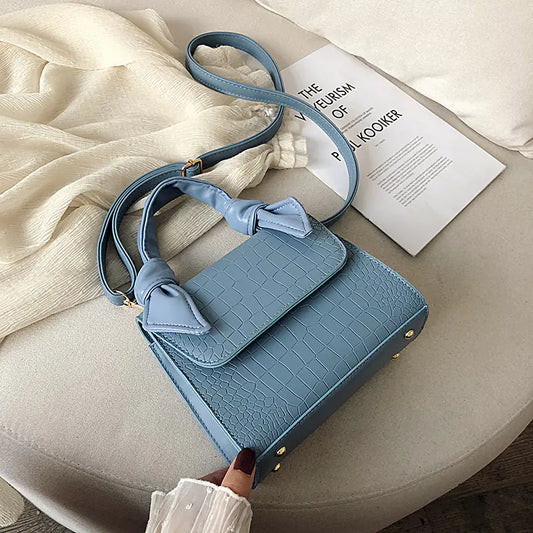 Sac à Main Mini pour Femme à Motif Pierre Tendance 2019 bleu 2