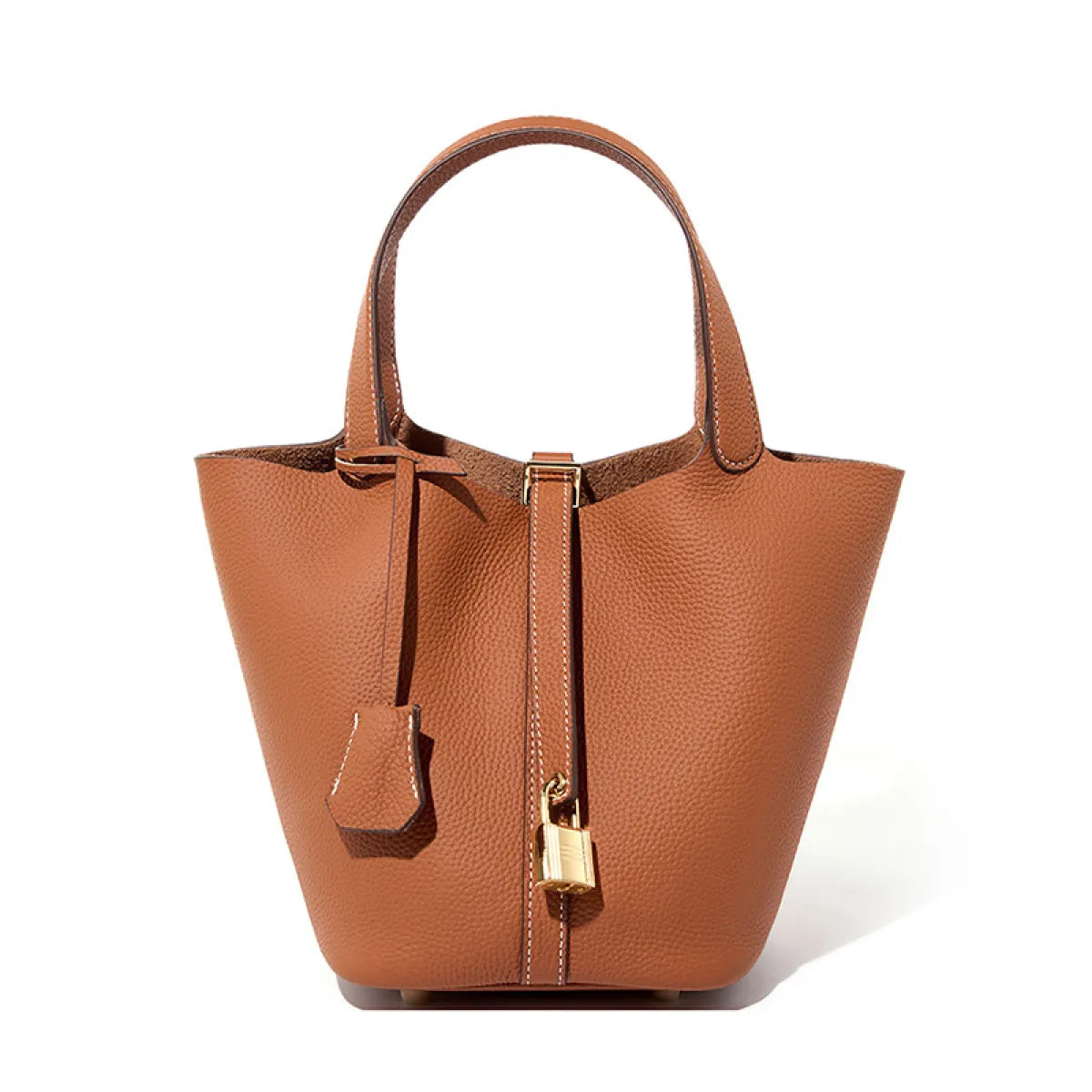 Sac Seau en Cuir Chic brun