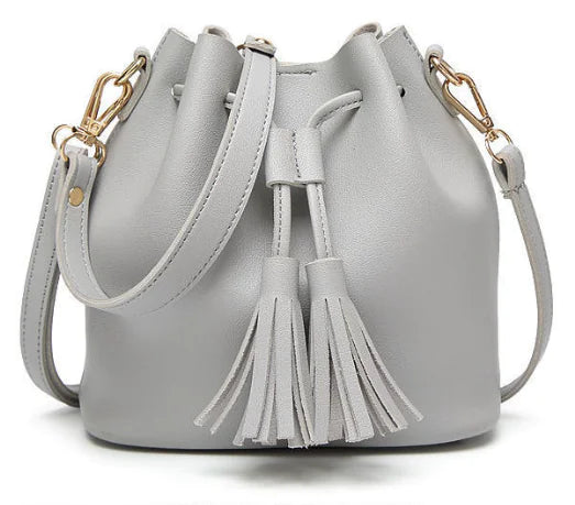 Sac bandoulière laceau blanc