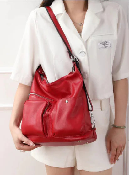 Sac à bandoulière tendance rouge