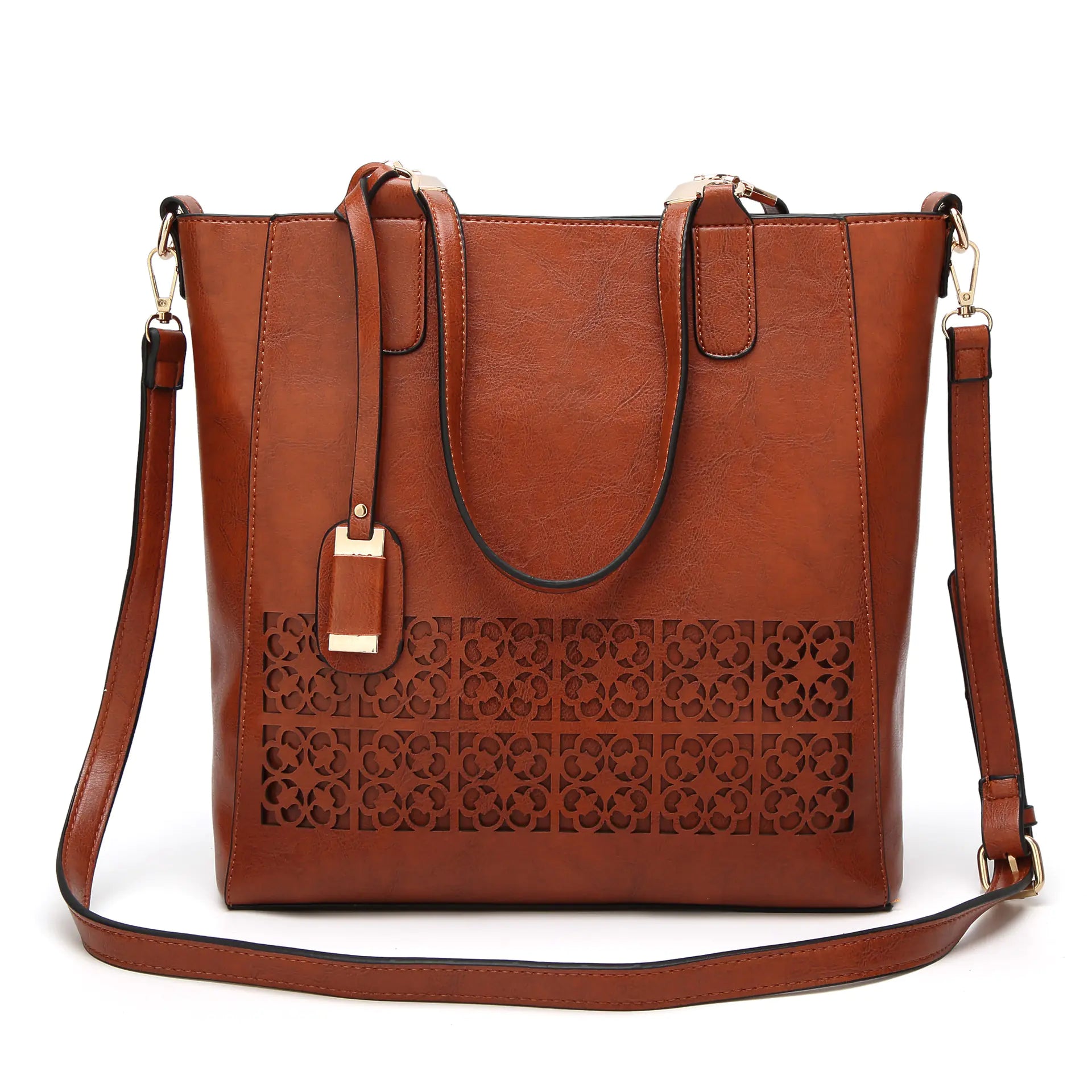 Sac à main chic brun