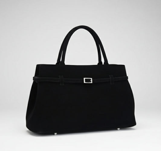 Sac à main suède noir