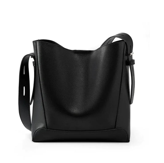 Sac à Épaule en Cuir noir
